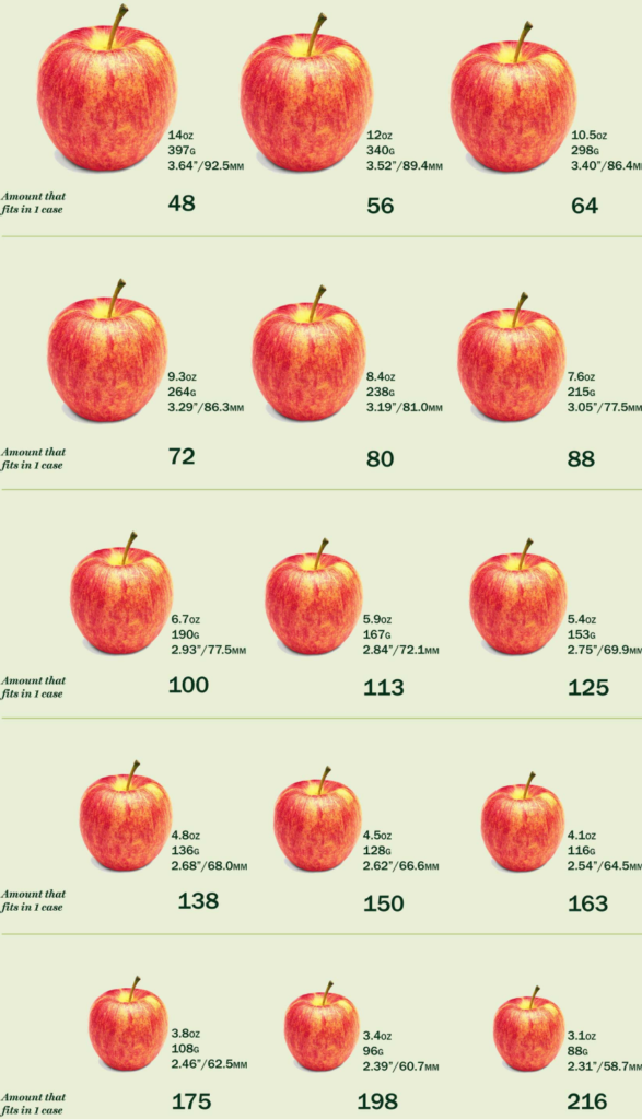 Our Standards Washington Apples