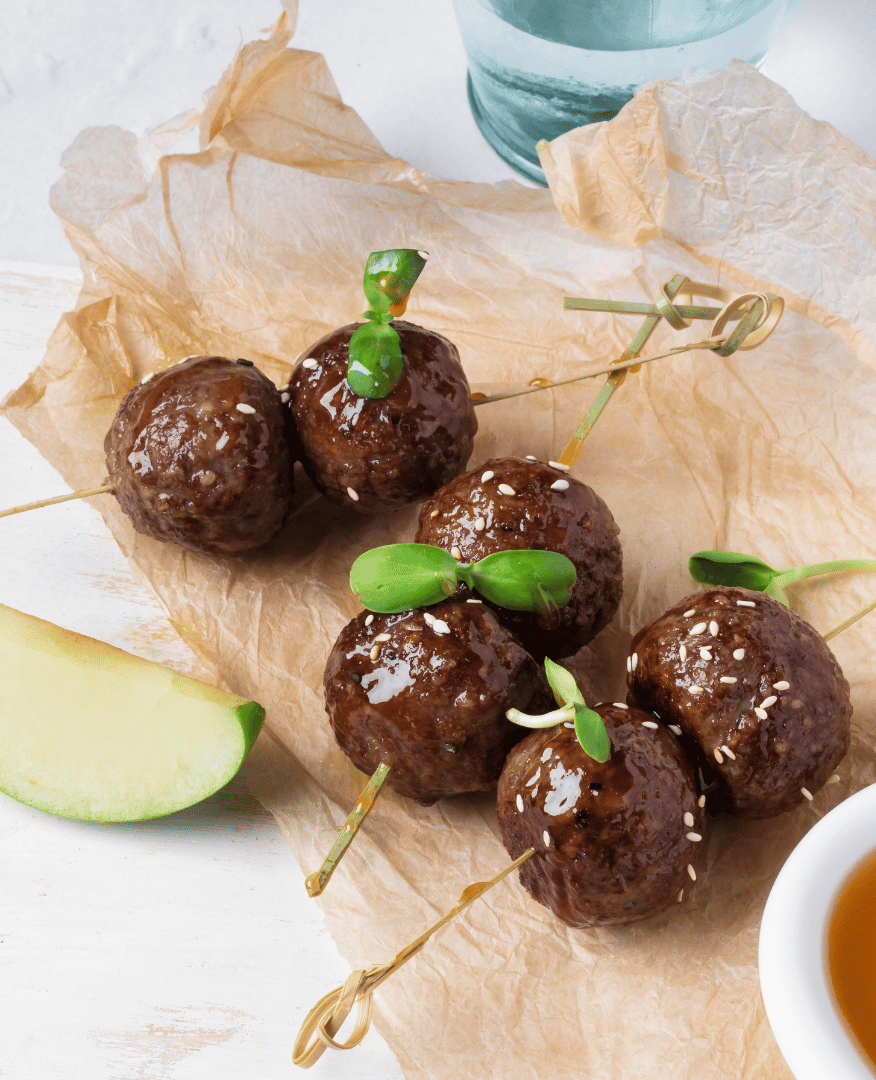 Apple Maple Meatballs - Washington Apples